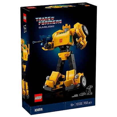 10338 Конструктор LEGO Icons Трансформеры: Робот Бамблби, 950 деталей, возраст 18+ - фото 2
