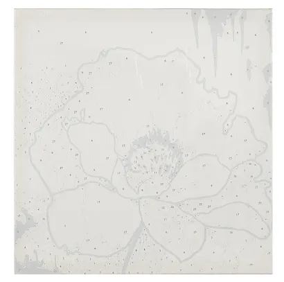 Холст с красками по номерам с поталью "Магнолия", 40 х 40 см - фото 4