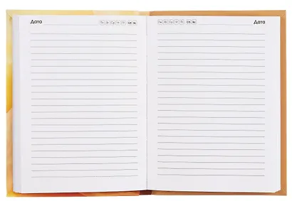 Ежедневник недатированный А6 128 листов, "Создавай моменты", ламинация Soft Touch - фото 3