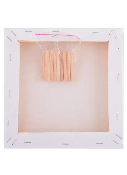 Холст на подрамнике 3D 20*20 среднезернистый, 100% хлопок, 380г/м2, Малевичъ - фото 2