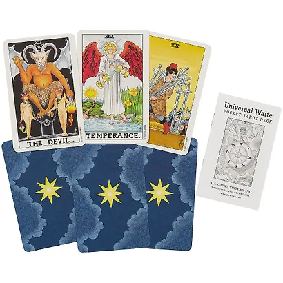 Таро Аввалон, Universal Waite pocket tarot deck (78 карт) (коробка) - фото 3