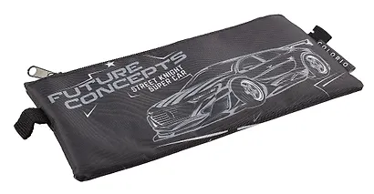 Пенал-косметичка "SuperCar" 22*11,5*1см, на молнии - фото 2