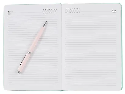 Ежедневник недат. А5 128л "SYNONIMS" 4, иск.кожа 7Б, тв.переплет, поролон, скругл.углы, офсет - фото 6