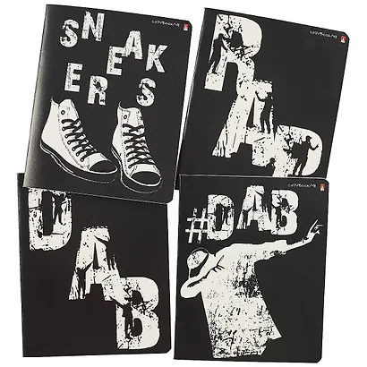 Тетрадь в клетку Альт, Rap & Dab, 48 листов, в ассортименте - фото 6