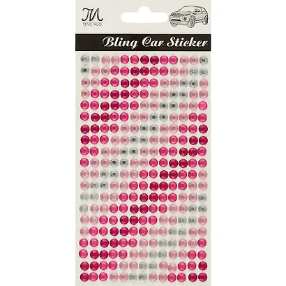 Стразы Розовый микс , 18,5*9 - фото 1