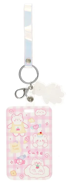 Бейдж "Kawaii", вертикальный, с брелком, в ассортименте - фото 8
