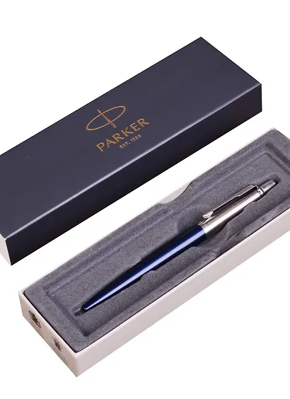 Ручка подарочная шариковая Jotter Royal Blue CT, Parker - фото 7