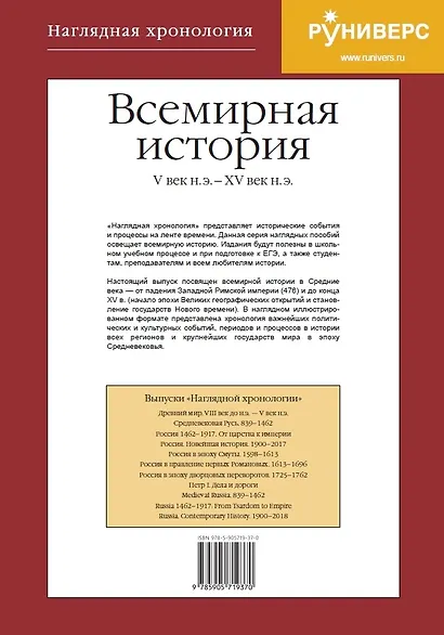 Наглядная хронология. Всемирная история. Средние века. V век н.э.-XV век н.э. - фото 2