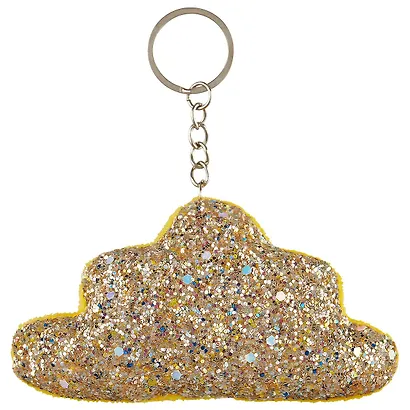 Брелок с блестками Облако (текстиль) - фото 6