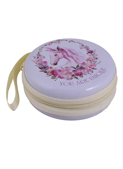 Монетница на молнии You are unique Единорог (7см) (металл) (ПВХ бокс) - фото 1