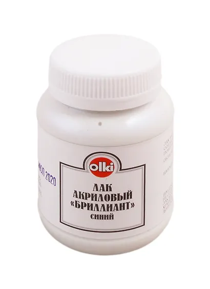 Лак акриловый Olki бриллиантовый синий 100 мл - фото 1