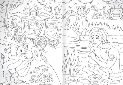 РАСКРАСКА А5 эконом. КОТ В САПОГАХ - фото 3