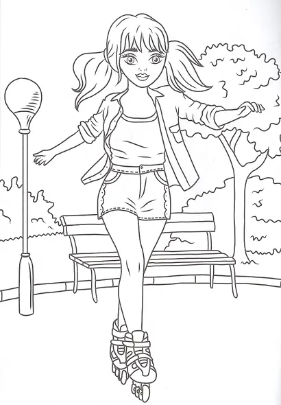 Настя. Мастерская красоты. Раскраска - фото 3