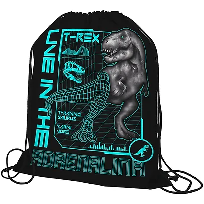 Мешок для сменной обуви "T-Rex" 48 х 38 см, 1 отделение - фото 3