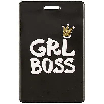 Чехол для карточек Grl boss (глиттер) (ДГ2021-262) - фото 1
