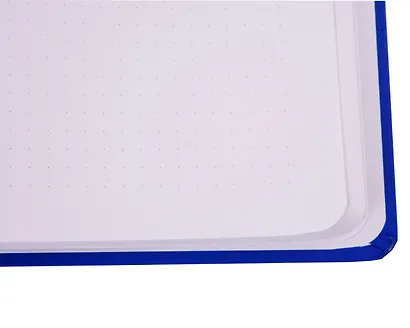 Книга для записей А4 72л тчк. "Синий" 7БЦ, софт.тач - фото 3