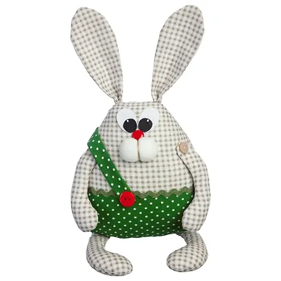 Набор для изготовления мягкой игрушки ТМ Малиновый Слон Зайчик Сёма ТК-003 - фото 3