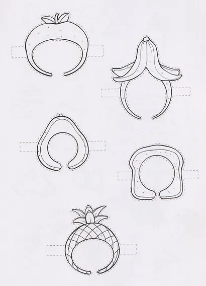 Бумажные котята в шапочках (котенок сфинкса, мейн-куна и др.) Вырежи, раскрась, играй. 12 готовых схем - фото 7