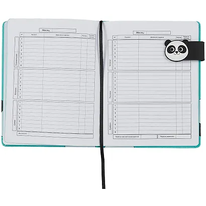 Дневник школьный Феникс+, "Панды" - фото 2