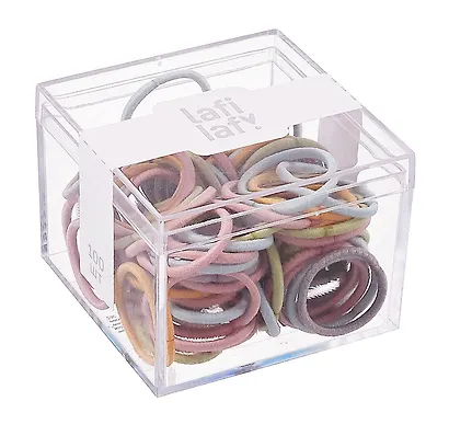 Набор резиночек в коробочке (100 штук) (пастельные оттенки) (2 см), Lafilaf - фото 2