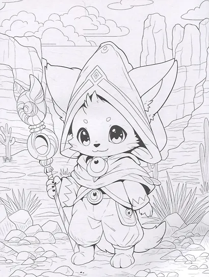 Чудо-звери: книжка-раскраска - фото 9