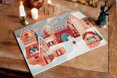 С Новым годом! Большая книга-адвент с окошками - фото 6