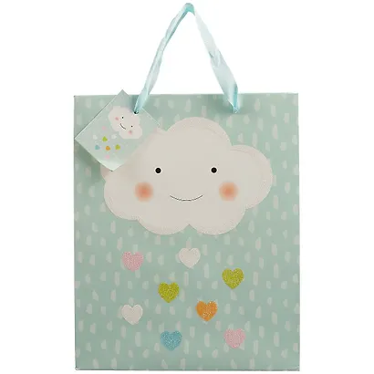 Пакет А4 32*26*12 Rainbow hearts нейтр., бум.мат.ламинат - фото 2