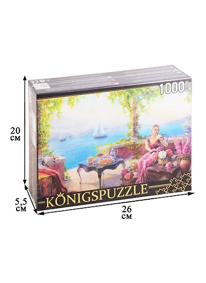 Пазл О. Дандорф В беседке 1000 элементов Konigspuzzle РУКK1000-3820 - фото 2