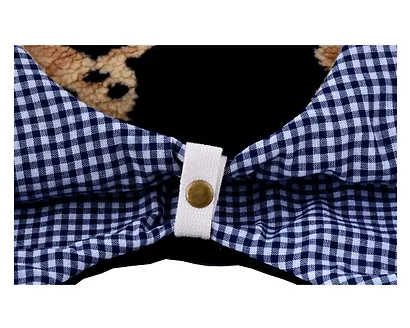 Сумка-шоппер плюшевая Мишки (черная) (40х36) (12-ZhenPin-2711) - фото 3