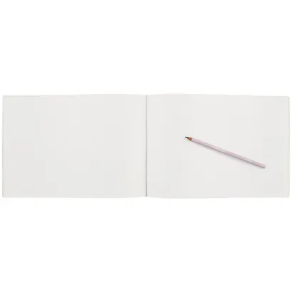 Альбом для рисования Hatber, "Кот Басик", А4, 20 листов, на скобе, в ассортименте - фото 2