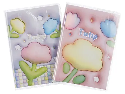 Записная книжка А7 68 листов, "Цветок 3D", в ассортименте - фото 1