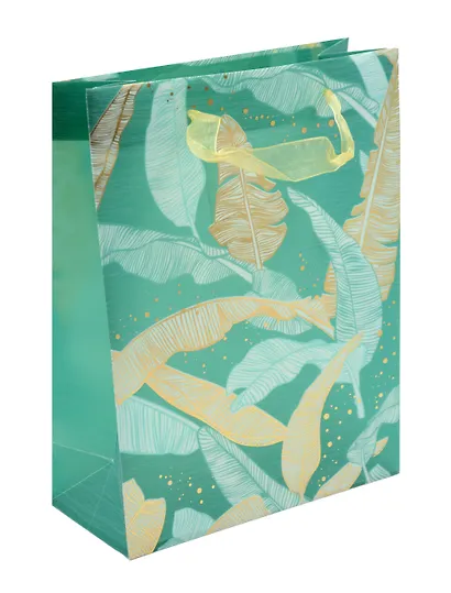 Пакет А5 25*19*8,5 "Листья" жен., пластик - фото 3