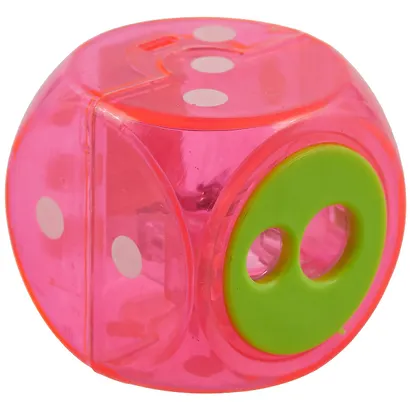 Точилка 2отв. "Сube" ассорти - фото 3