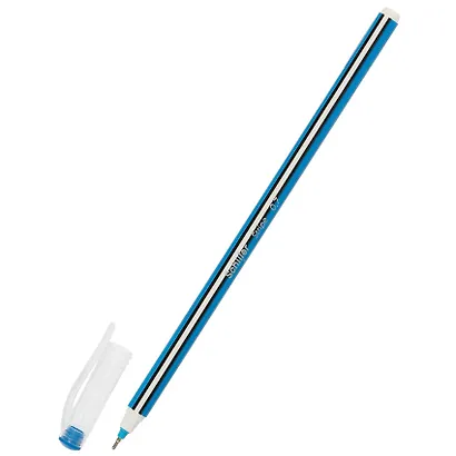 Ручки шариковые синие 12 штук "Stripe" 0,5 мм, Schiller - фото 11