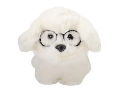 Мягкая игрушка Собачка белая в очках (16см) (12-960-202508-XP41) - фото 3
