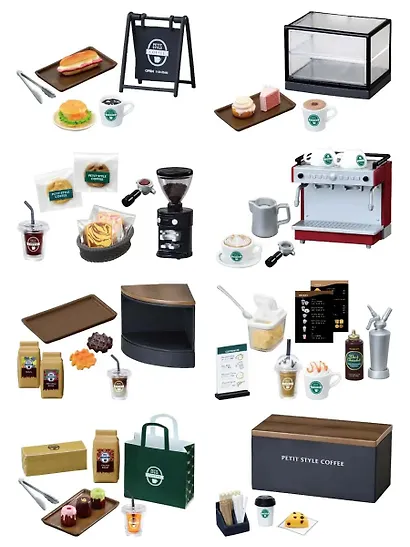 Фигурка коллекционная Re-ment Набор миниатюр Кофейня. Style Coffee (69620) - фото 5