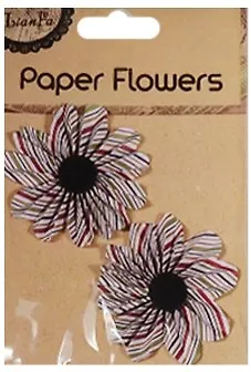 Набор для творчества Декоративные элементы цветы бумажные, 2шт, в асс. - фото 1