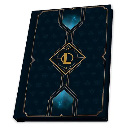 Подарочный набор League Of Legends Hextech logo (бокал 400мл, значок, записная книжка) (ABYPCK215) (ABY538) - фото 3