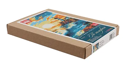 Картина-раскраска по номерам Mini "Маяк на закате" (20х14 см) - фото 3