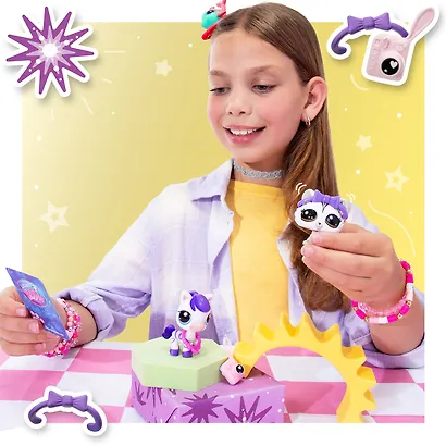 Игровой набор «Пара друзей: Модные полосочки» Littlest Pet Shop, Hasbro - фото 4