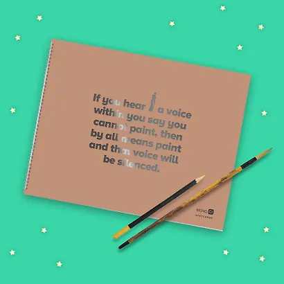 Скетчбук Сolor Balance, 20 листов, коричневый - фото 2