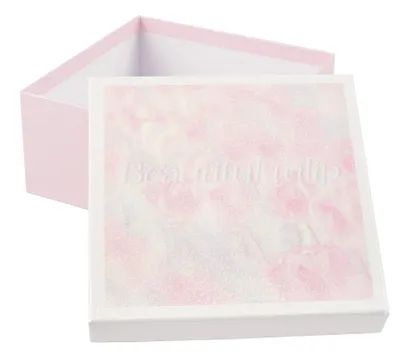 Коробка подарочная "Beautiful tulip" 20*20*9.5, картон - фото 2