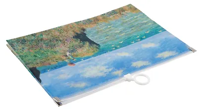 Папка на молнии А5 "Клод Моне. Прогулка по скалам" пластик - фото 2
