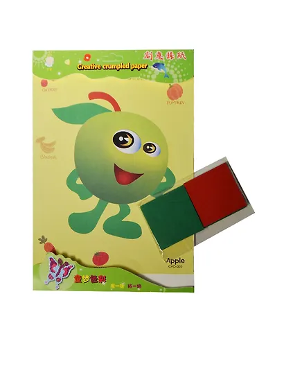 Аппликация бумагой Яблочко (160924) (упаковка) - фото 1