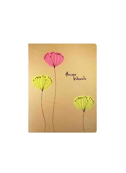 Тетрадь в клетку Asac, Flower words, B5, 46 листов - фото 1