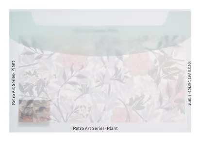 Папка-конверт А4 на кнопке "Flowers", в ассортименте - фото 3