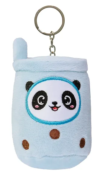 Брелок Панда Bubble tea (текстиль) (10см) в ассортименте - фото 3
