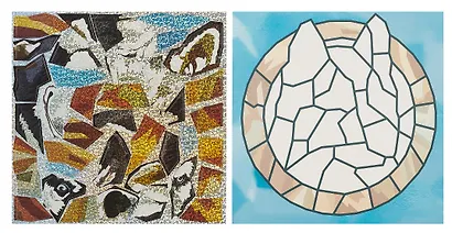 Сверкающая мозаика. Хаски - фото 2