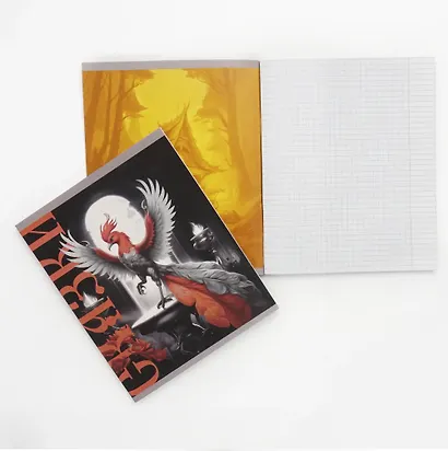 Тетрадь 48л кл. "Сказка на ночь" мел.картон, ламинация "soft touch" с эффектом "металлик", ассорти - фото 3