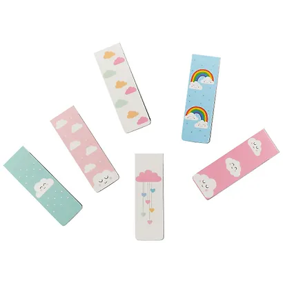 Магнитные закладки «Cloud style», 6 штук - фото 2